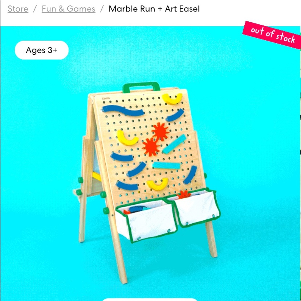 Kiwi co marble run easel